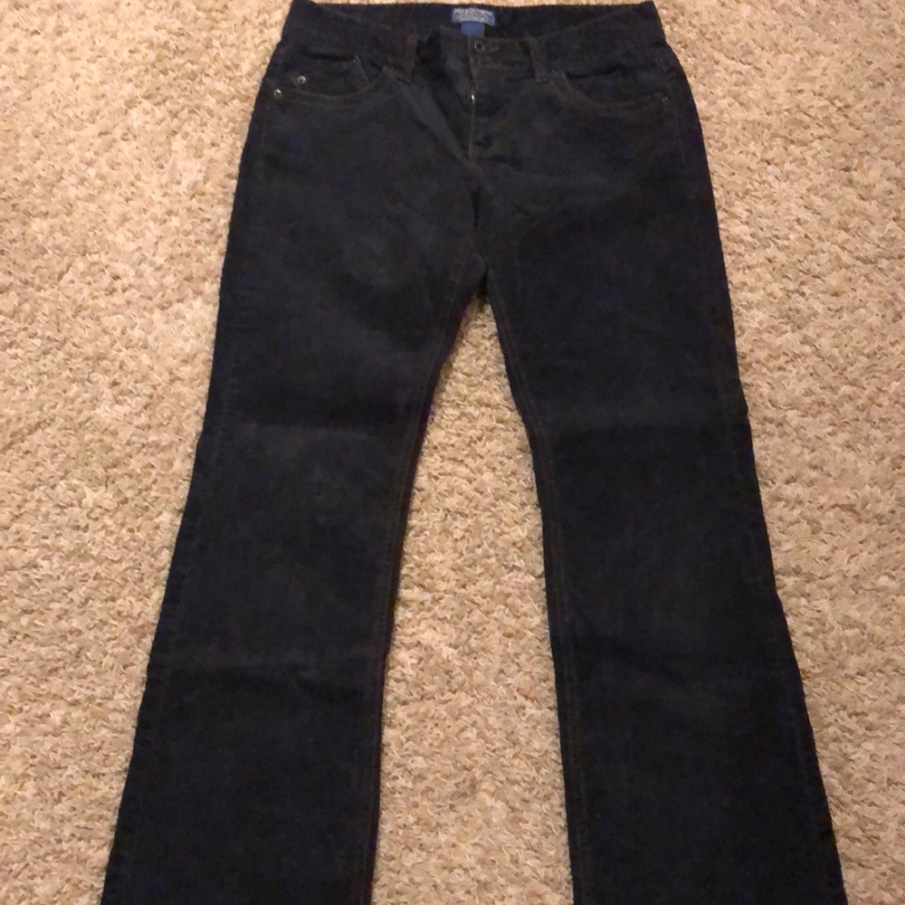 Black polo boot cut corduroy